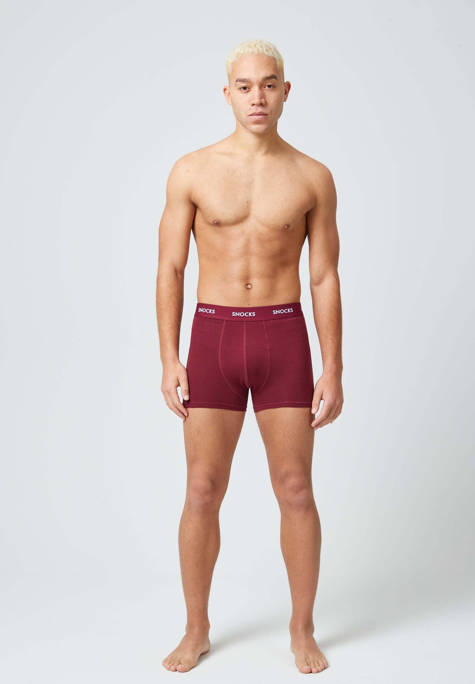 BOXERSHORTS MIT FARBIGEM BUND AUS BIO-BAUMWOLLE 3/7