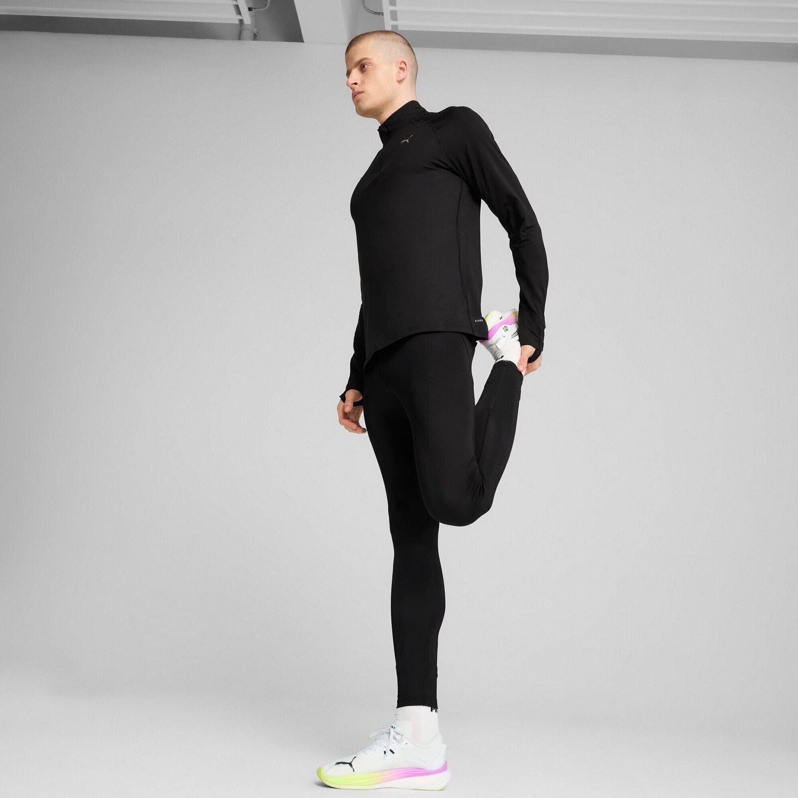 Camicetta Puma M Run Velocity Cloudspun 14 Zip, Nero, Uomini 3/5