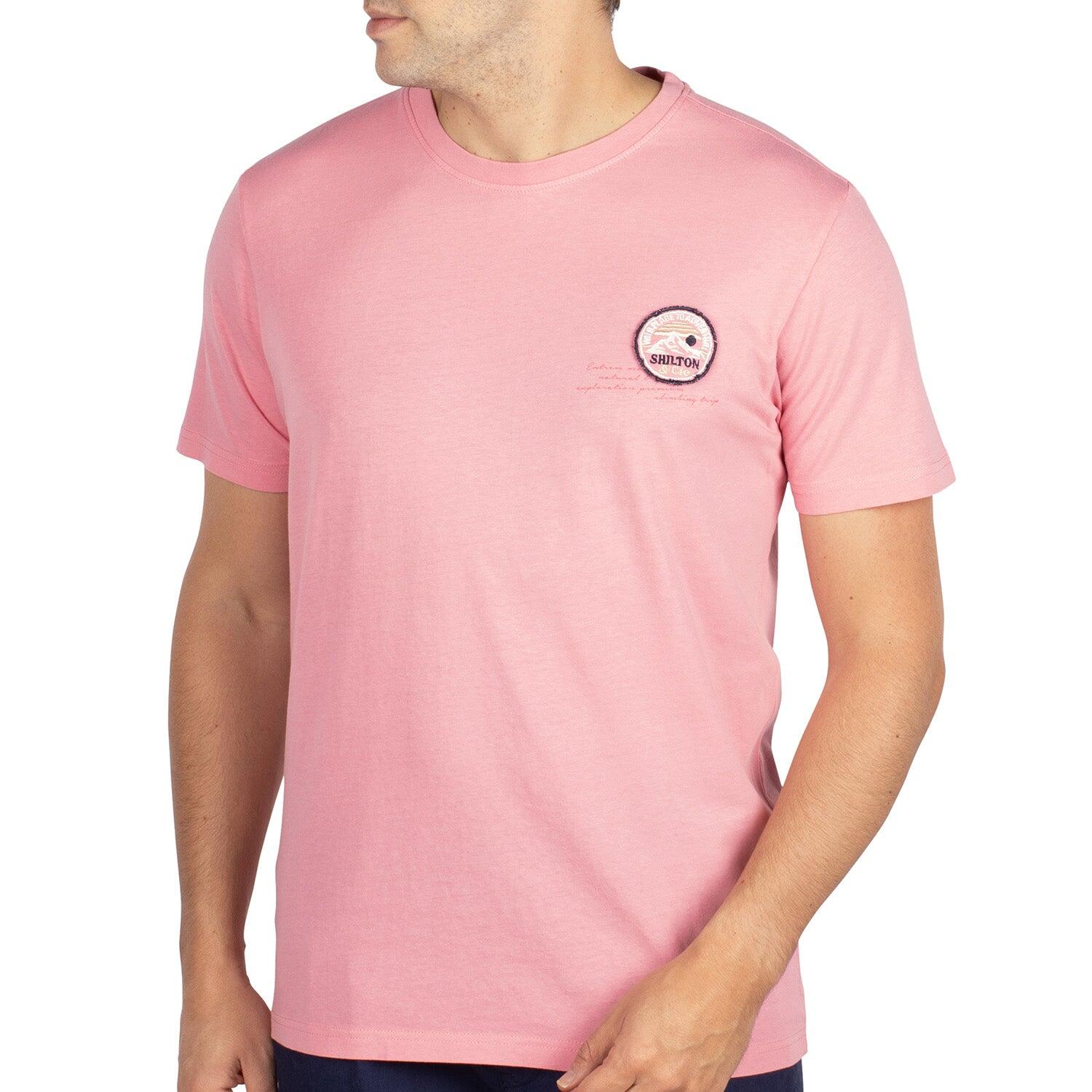 Shilton - T-shirt Wild Safari Homme - T-shirt Manches Courtes - Rose - 56 3xl - Decathlon