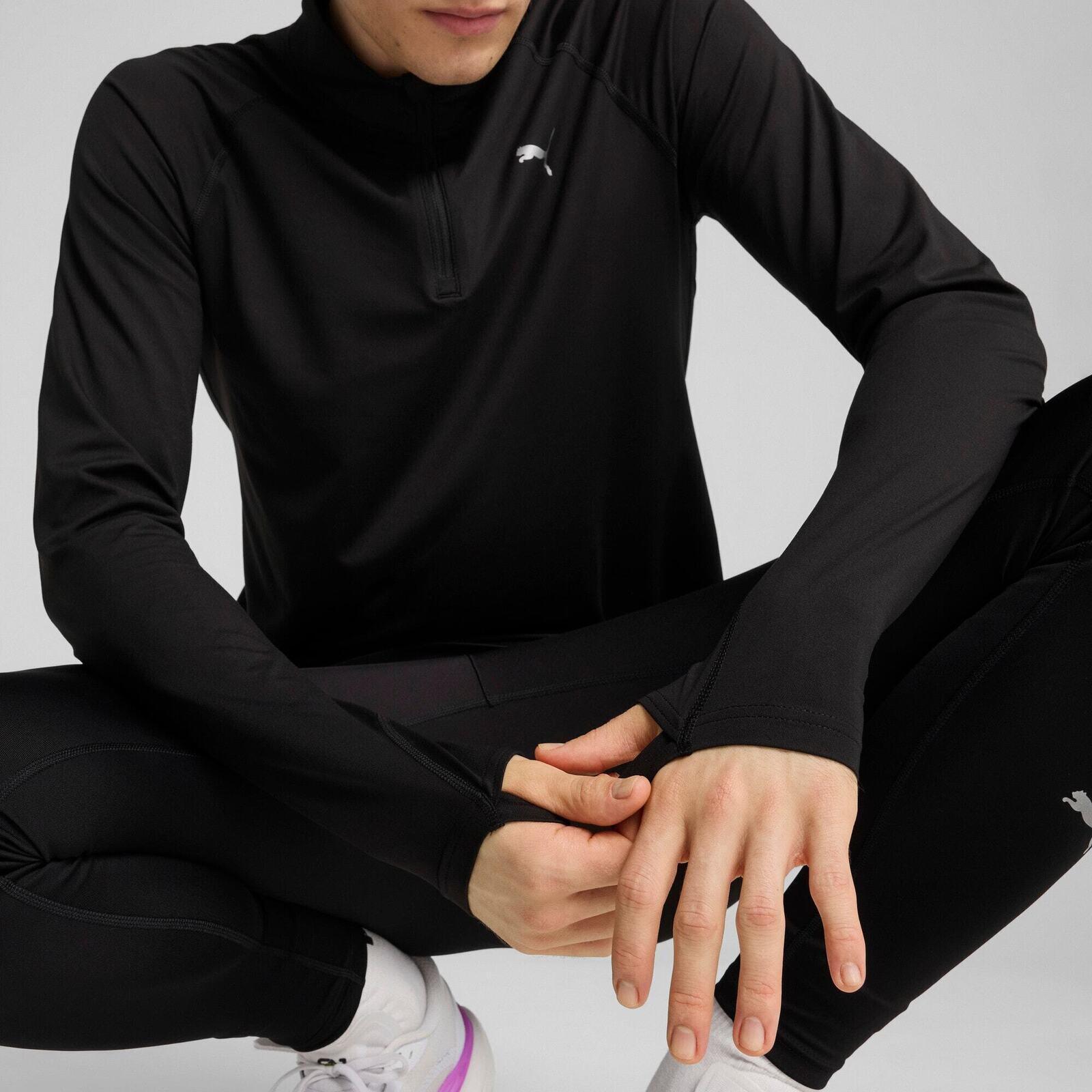 Camicetta Puma M Run Velocity Cloudspun 14 Zip, Nero, Uomini 5/5