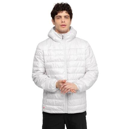 Veste randonnée isolante ultralégère homme Respire Blanc