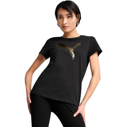 T-shirt Puma Ess Metallic Tee, Noir, Femmes