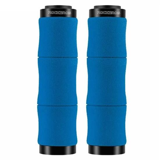 Poignées de Guidon en Bambou avec Bouchon Anti-Poussière, Mousse EVA