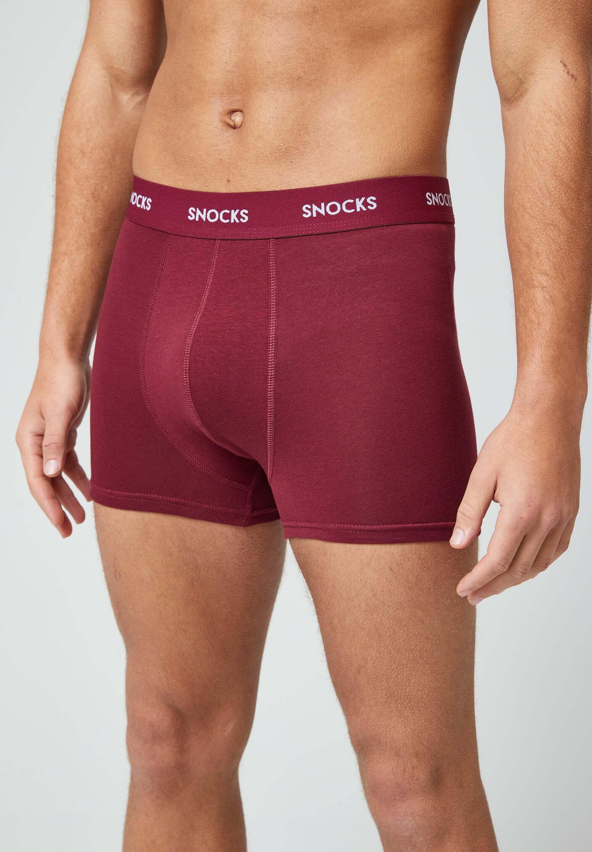 BOXERSHORTS MIT FARBIGEM BUND AUS BIO-BAUMWOLLE 2/7