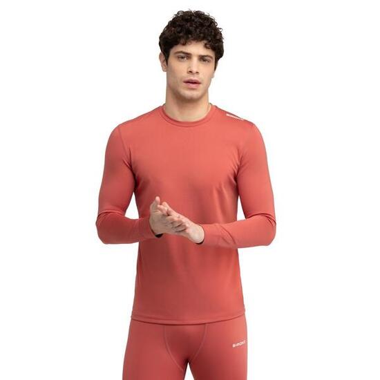 Maglia intima termica da escursionismo da uomo Talus Rosso