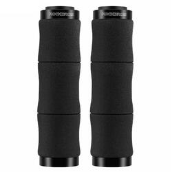 Poignées de Guidon en Bambou avec Bouchon Anti-Poussière, Mousse EVA