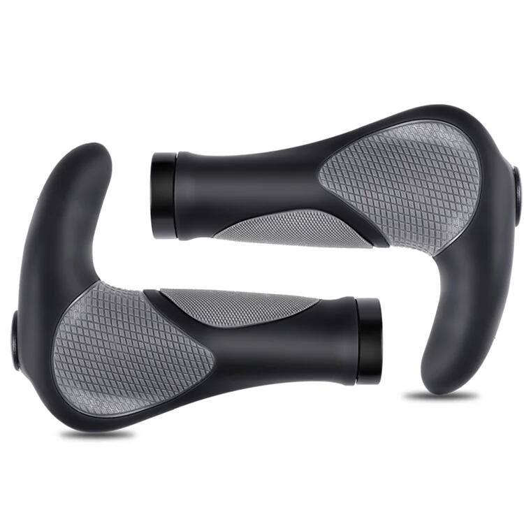 Rutschfeste und stoßdämpfende Lenkergriffe in Hornform 3/7