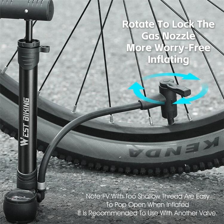 Pompa A Pedale Decathlon Pompa Per Bici Mini In Alluminio