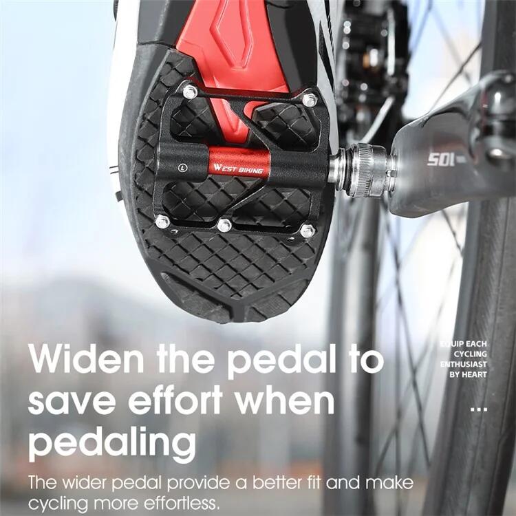 Pédales de Vélo 3 roulements Alliage d'Aluminium MTB 6/7