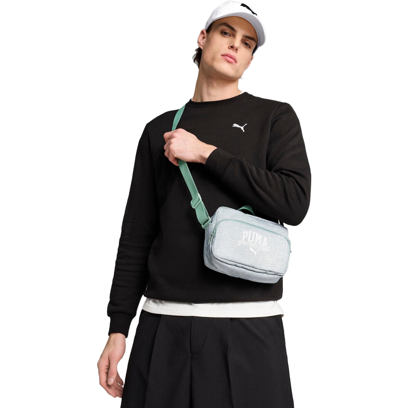 PUMA Tas Puma Phase Class Crossbody Bag, Groen, Uniseks