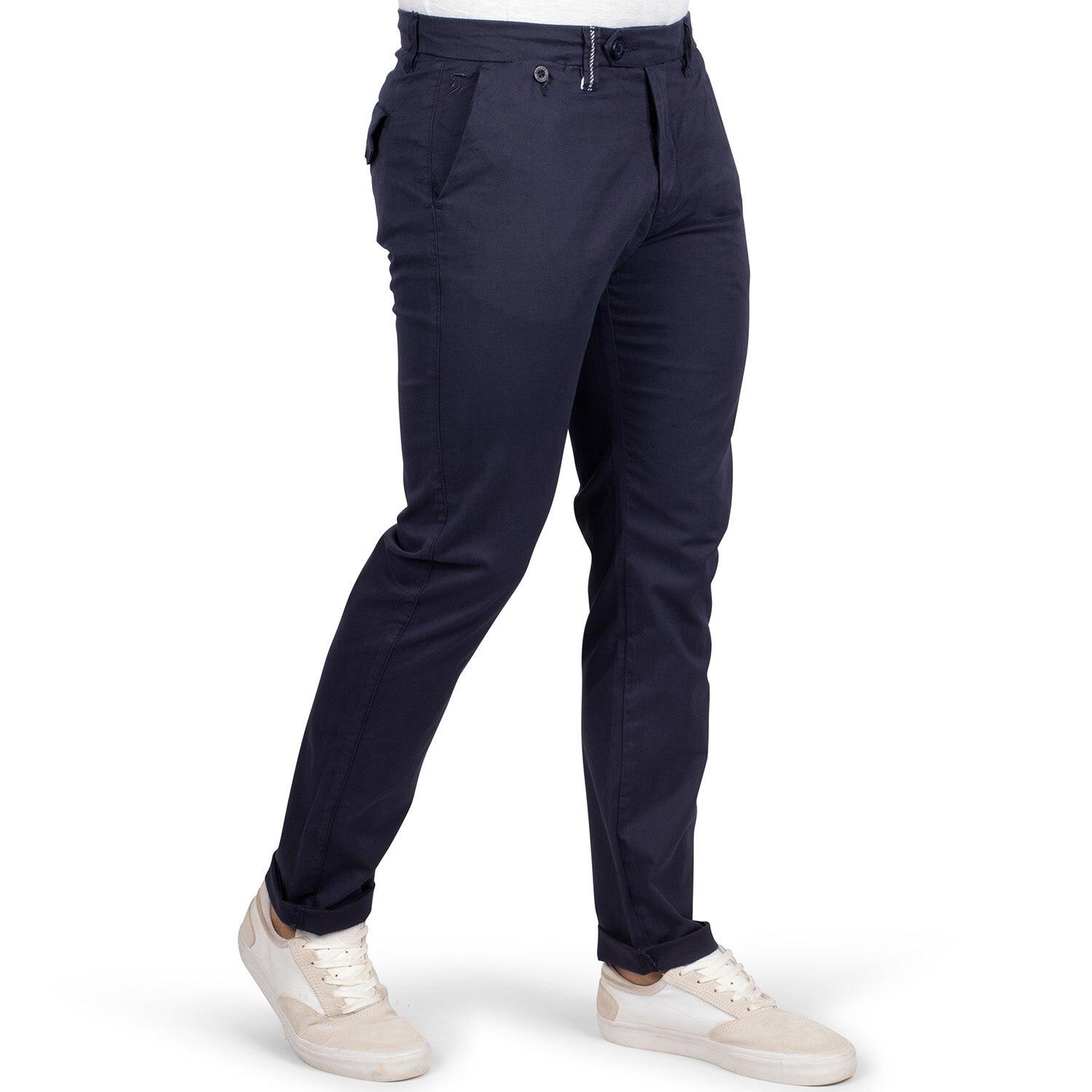 Shilton - Chino Basic Uni Homme - Pantalons - Bleu - 50 - Decathlon