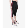 Leggings de mujer negros mate. aptitud sintética