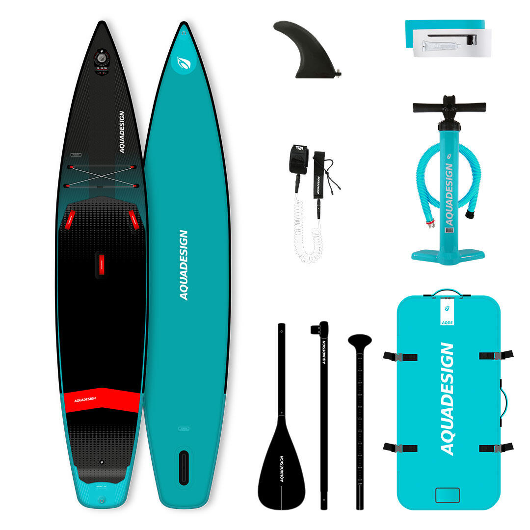 AQUADESIGN Pack SUP inflable 12'6 (hasta 155kg) – Air Swift