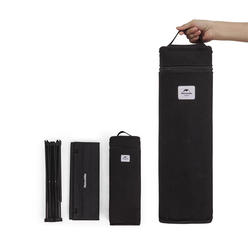 Mesa Enrollable de Tela NATUREHIKE Oxford plegable y Aluminio Negra 7/7