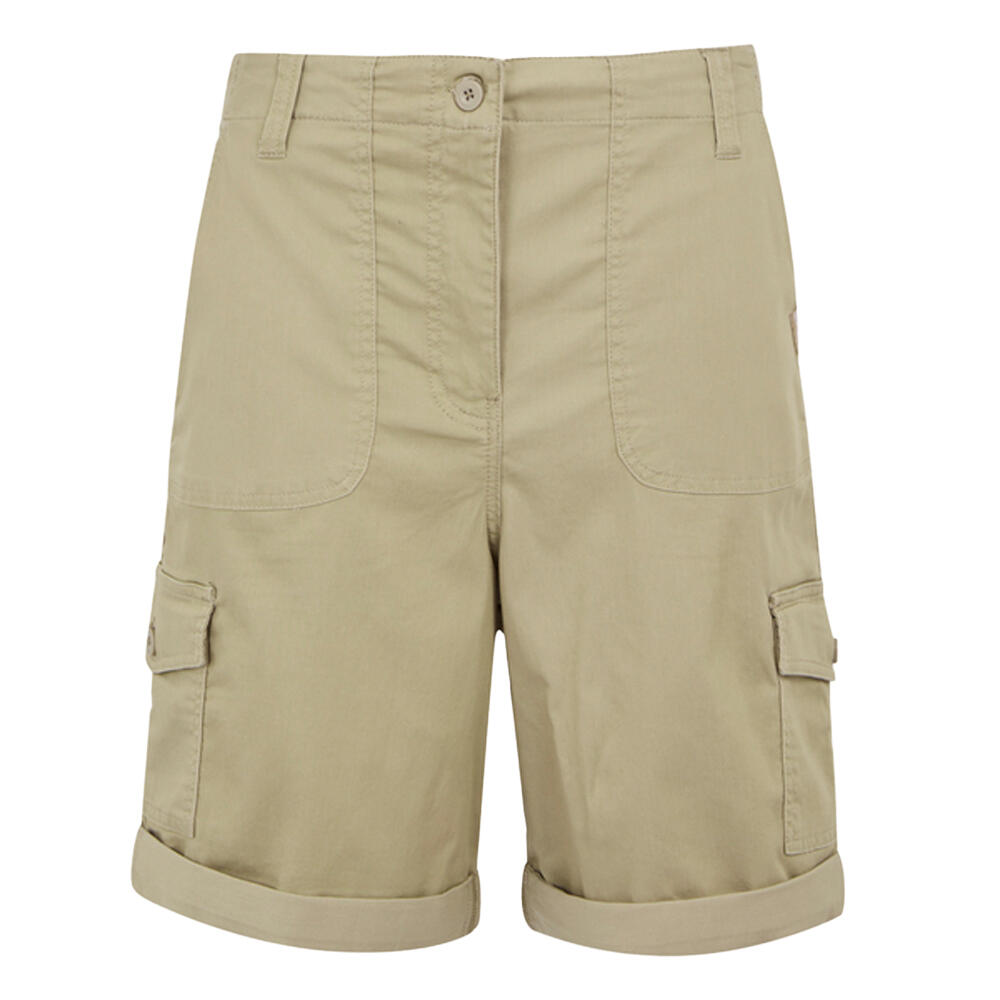 Womens/Ladies Shorebella Shorts (White Pepper) 1/5