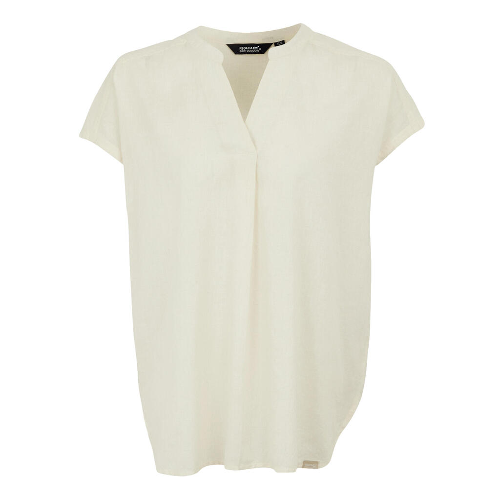 Womens/Ladies Rianne V Neck Shirt (Light Vanilla)