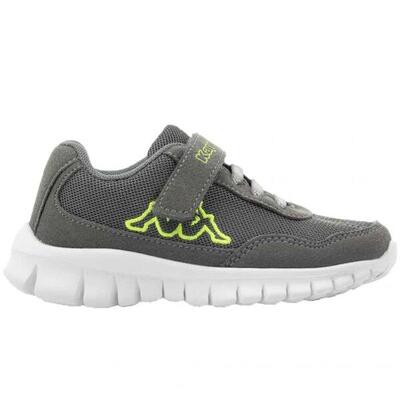 Scarpe Sportive Bambini Kappa Follow Grigio Argento
