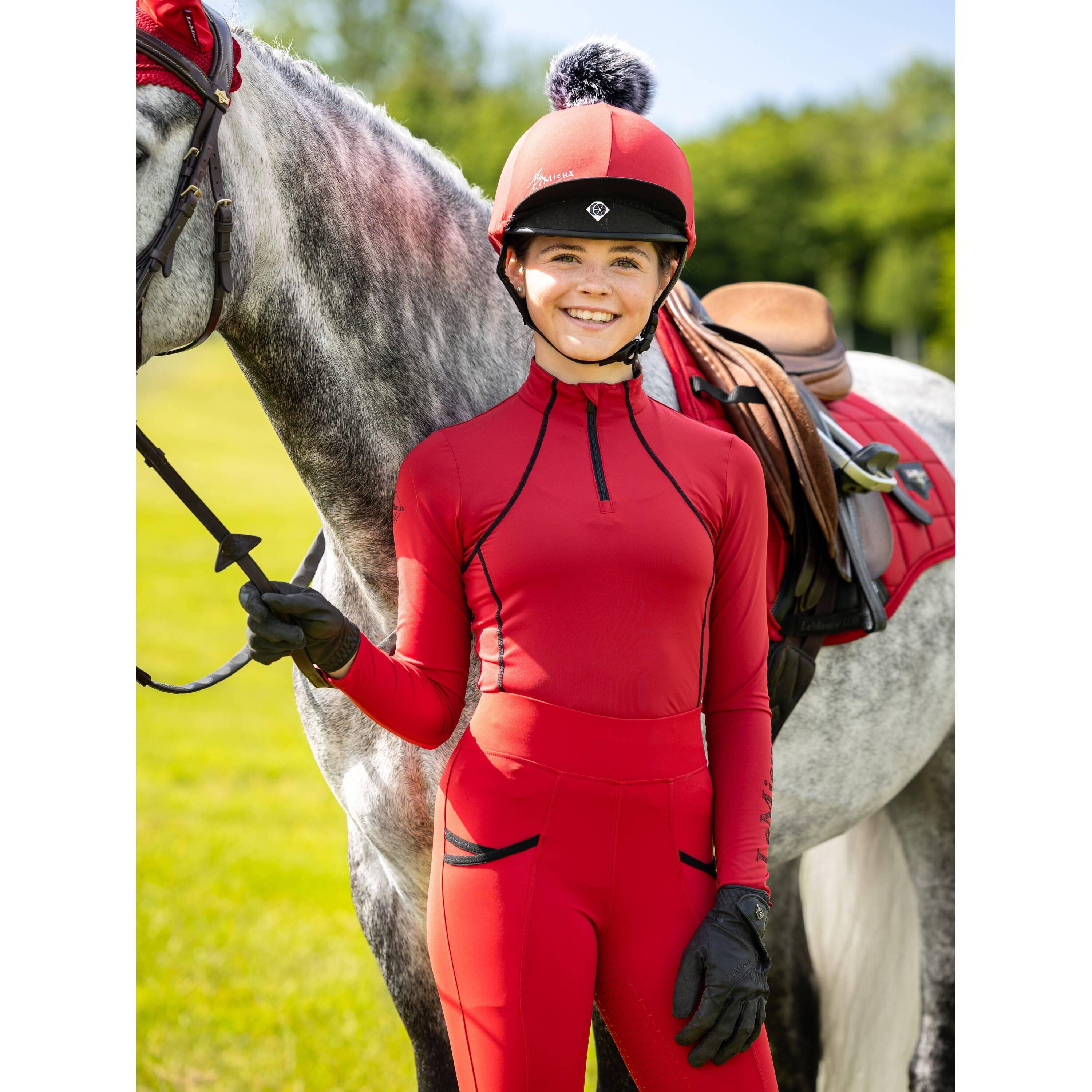 Technisch poloshirt voor meisjes LeMieux 2/4