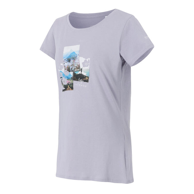 Tricou Drumeții În Natură Regatta Breezed V Imprimeu Grafică Femei