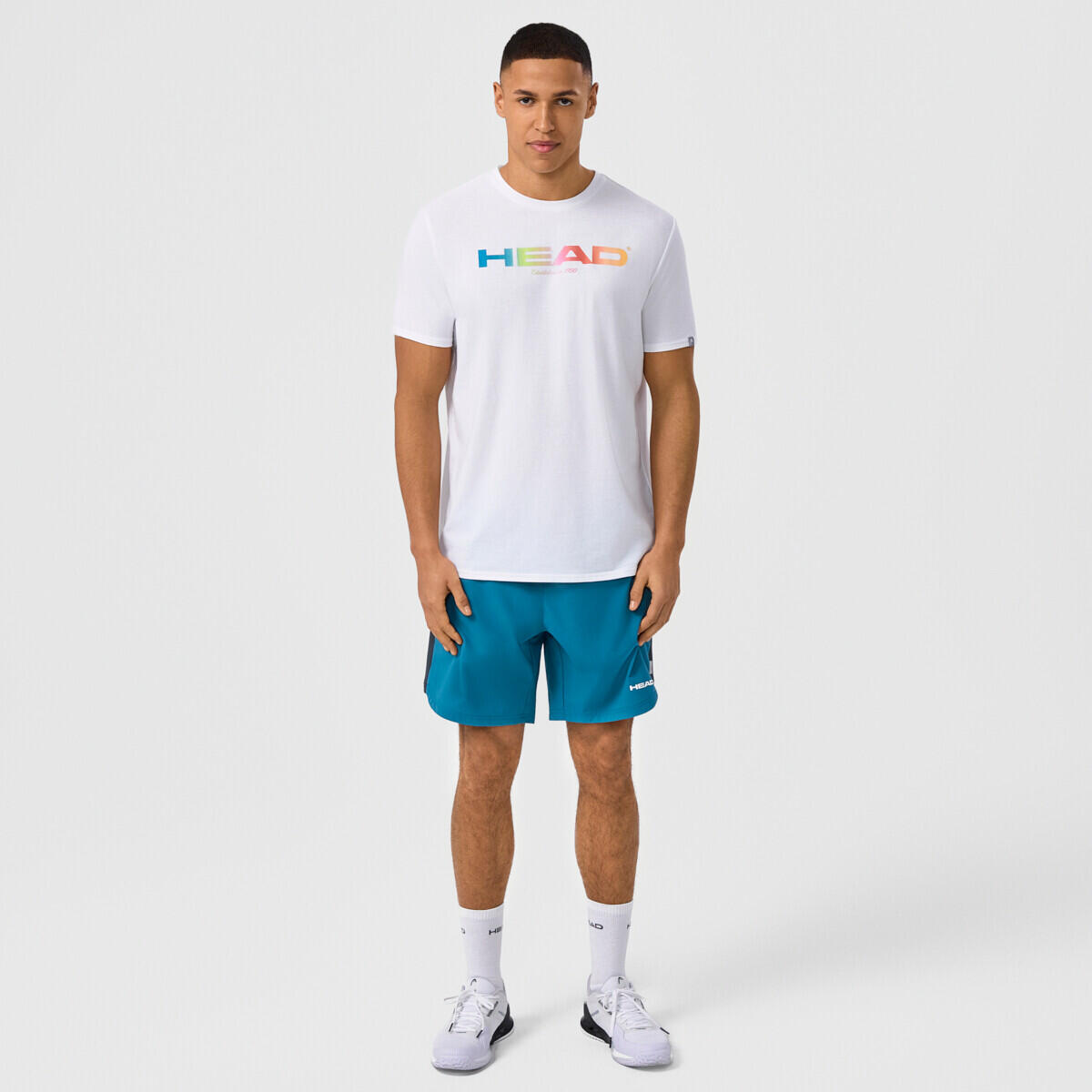 HEAD RAINBOW T-Shirt Men, white 4/7