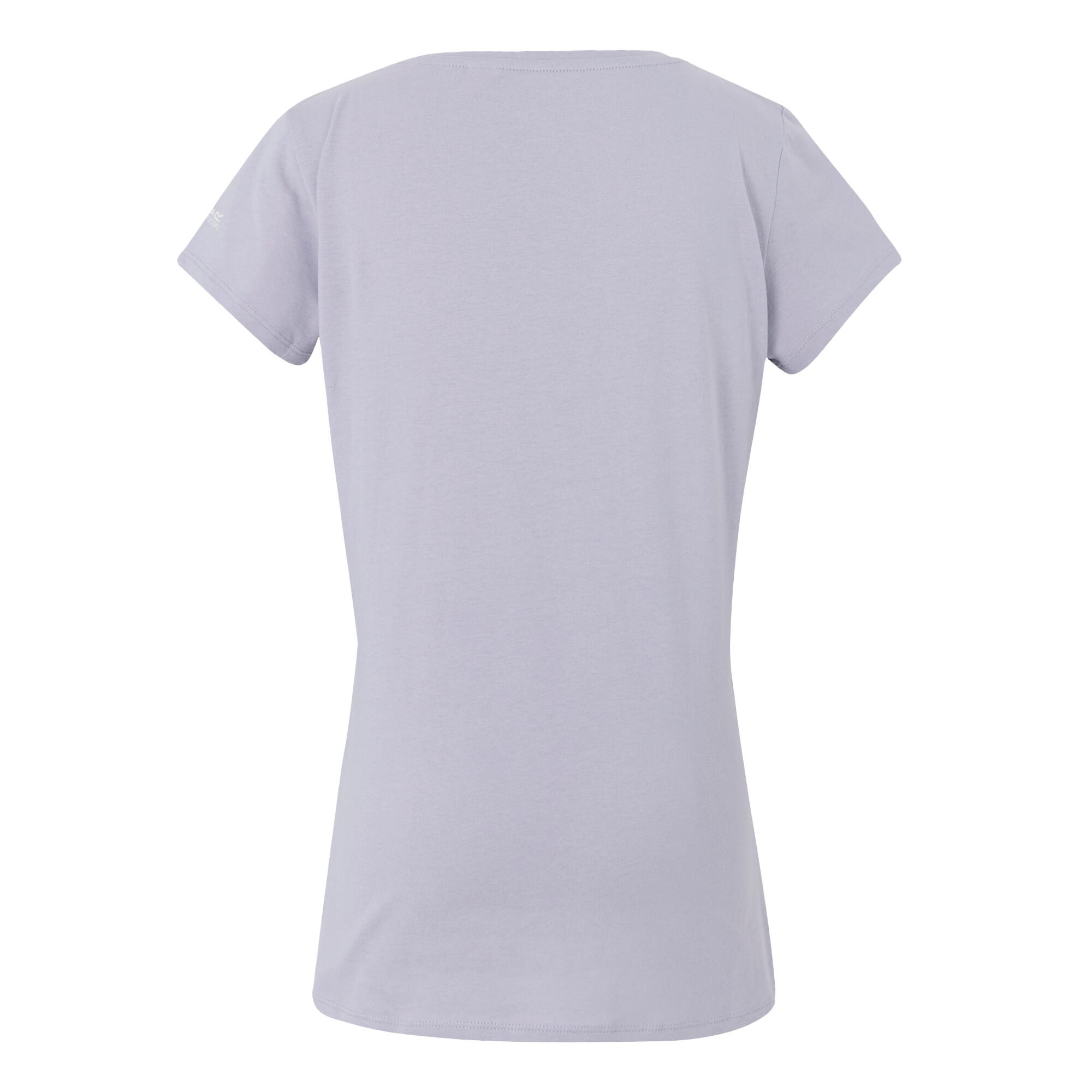 Dames Breezed V Tshirt met grafische print (Wisteria) 2/4