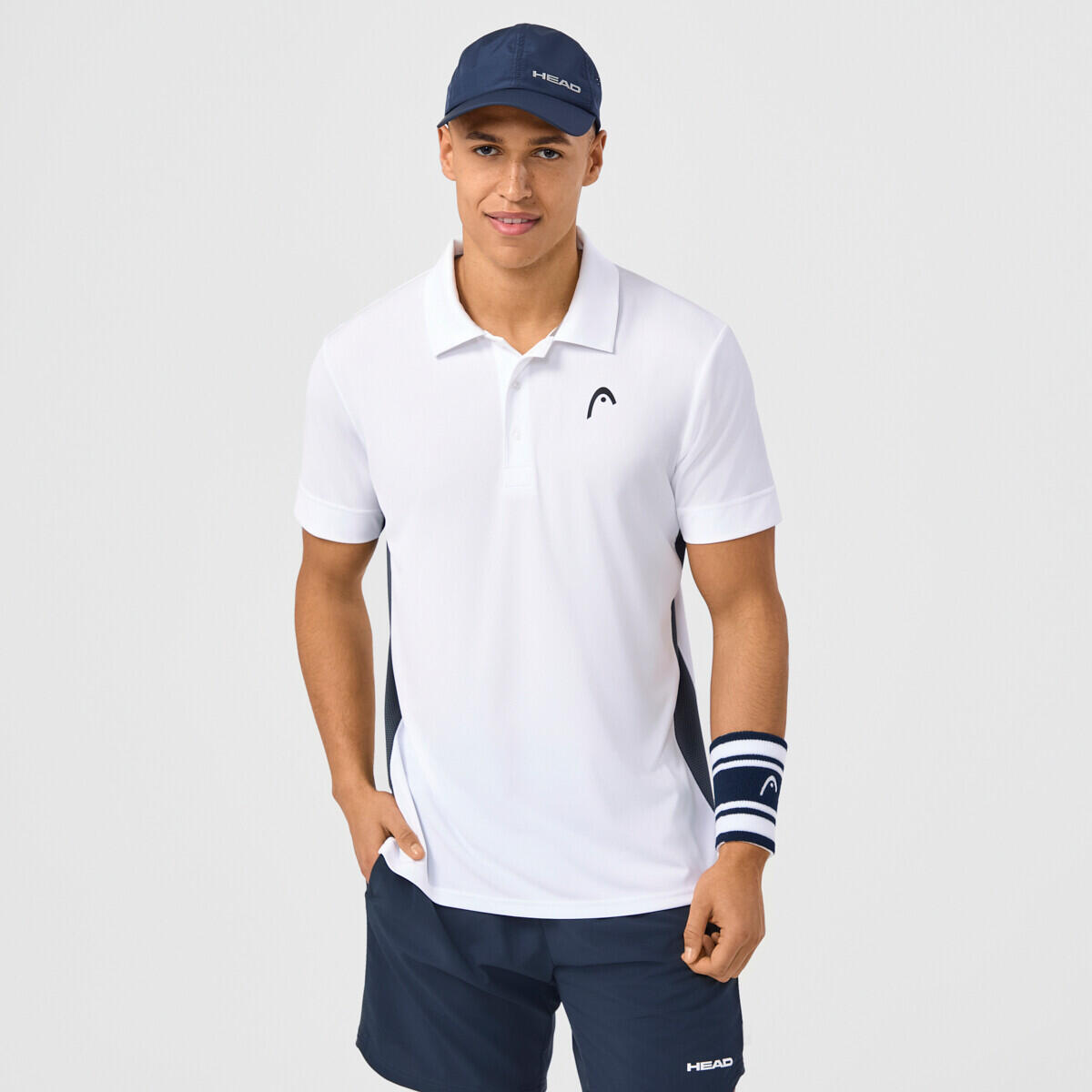 Head - Slice Polo Shirt Men - Polo Manches Courtes - Blanc - 56 3xl - Decathlon