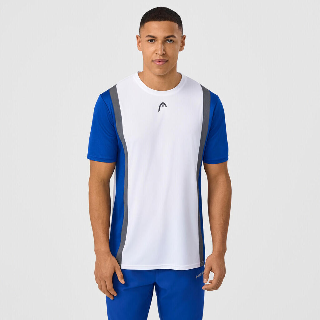 Club 25 Tech T-Shirt Men Royal Blue/White
