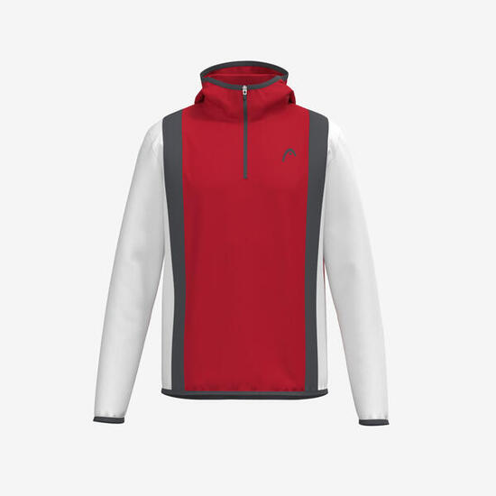 HEAD CLUB 25 TECH Hoodie Men, red/white