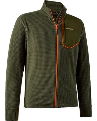 Felpa in Pile da Caccia Deerhunter Chamois Zip Integrale Uomo Calda
