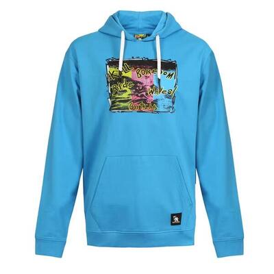 Felpa con Cappuccio Blu da Uomo Gotcha Wet