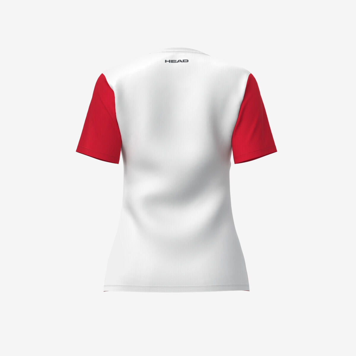Club 25 Tech T-Shirt Damen Rot/Weiss 3/3
