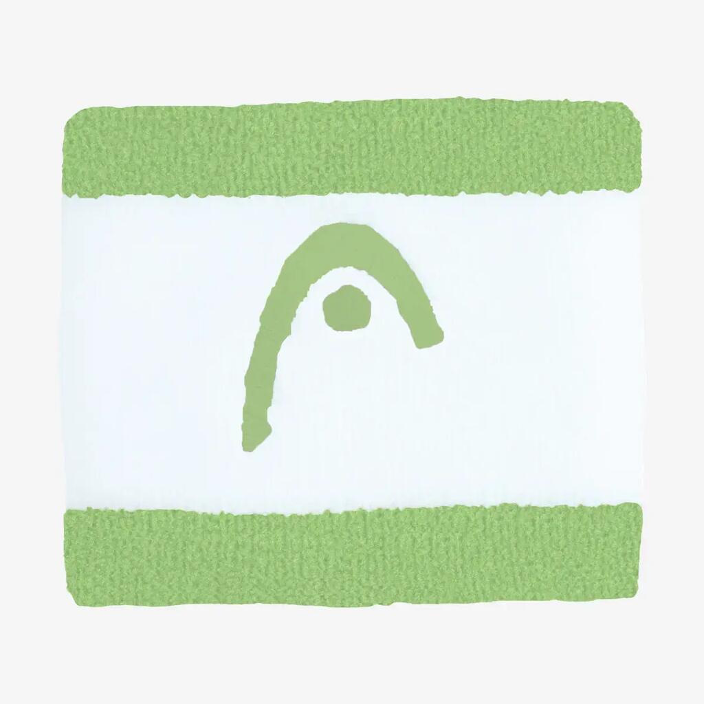 WRISTBAND STRIPED CELERY GREEN/WHITE (2X)
