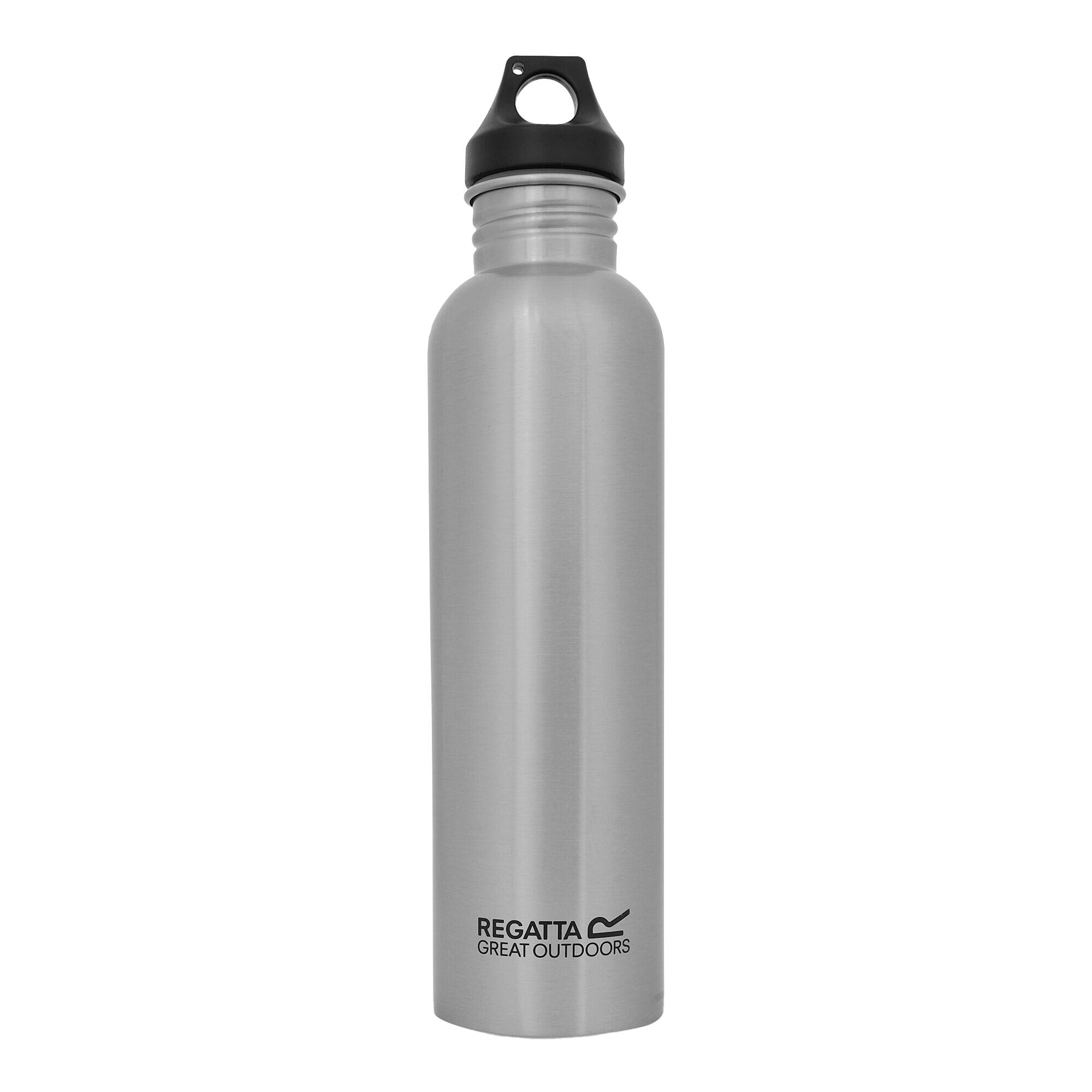 REGATTA Stainless Steel 1L Water Bottle (Silver)