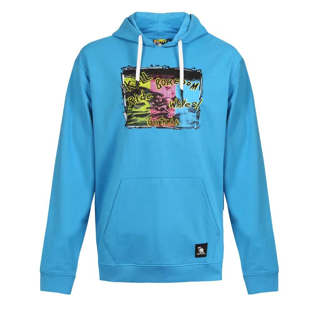 Men's Gotcha Wet Blue Hoodie