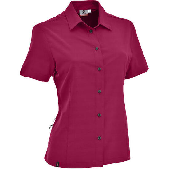 Damen Bluse Halserspitze 5XT