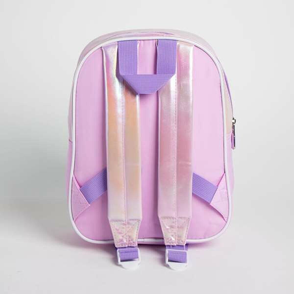 Mochila Escolar Hello Kitty Rosa 2/4