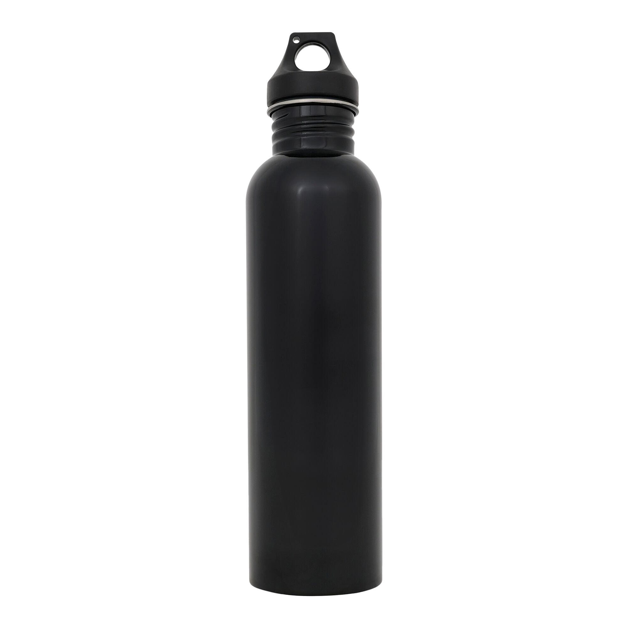 Botella de Agua de Acero Inoxidable 1L Negro 2/5