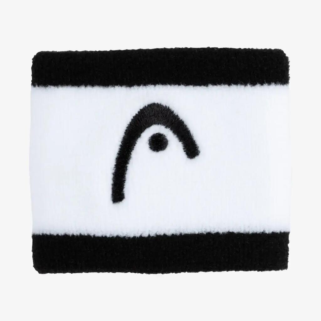 WRISTBAND STRIPED BLACK/WHITE (2X)