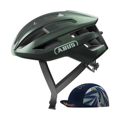 Abus powerdome ace fietshelm moss groen m 54-58cm