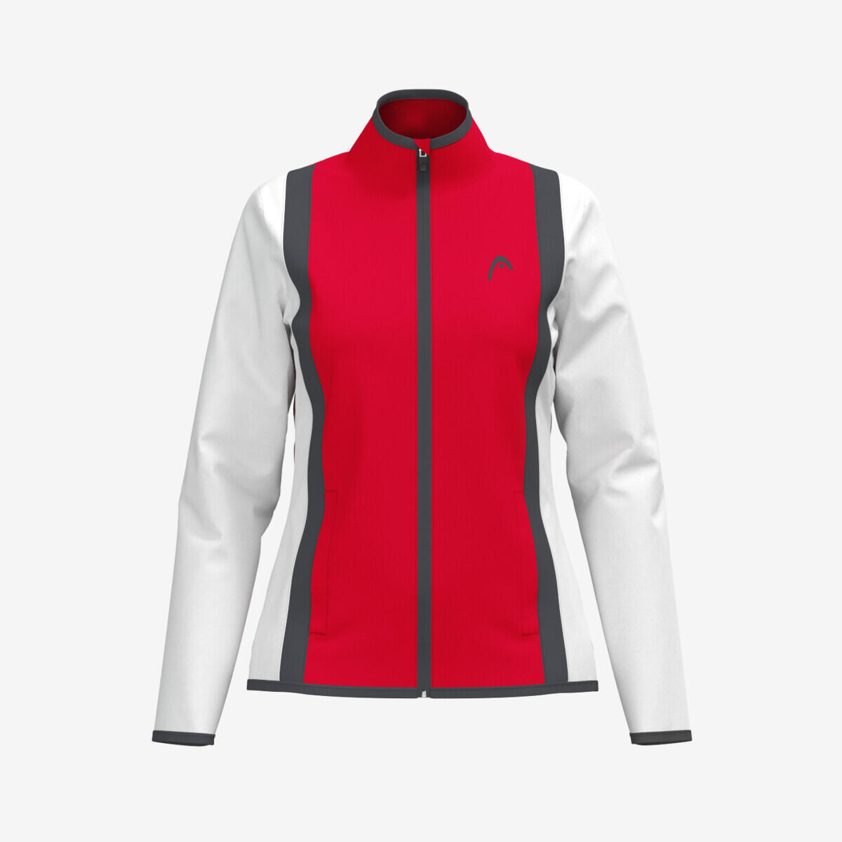 HEAD CLUB 25 Jacket Women, red/white 3/4