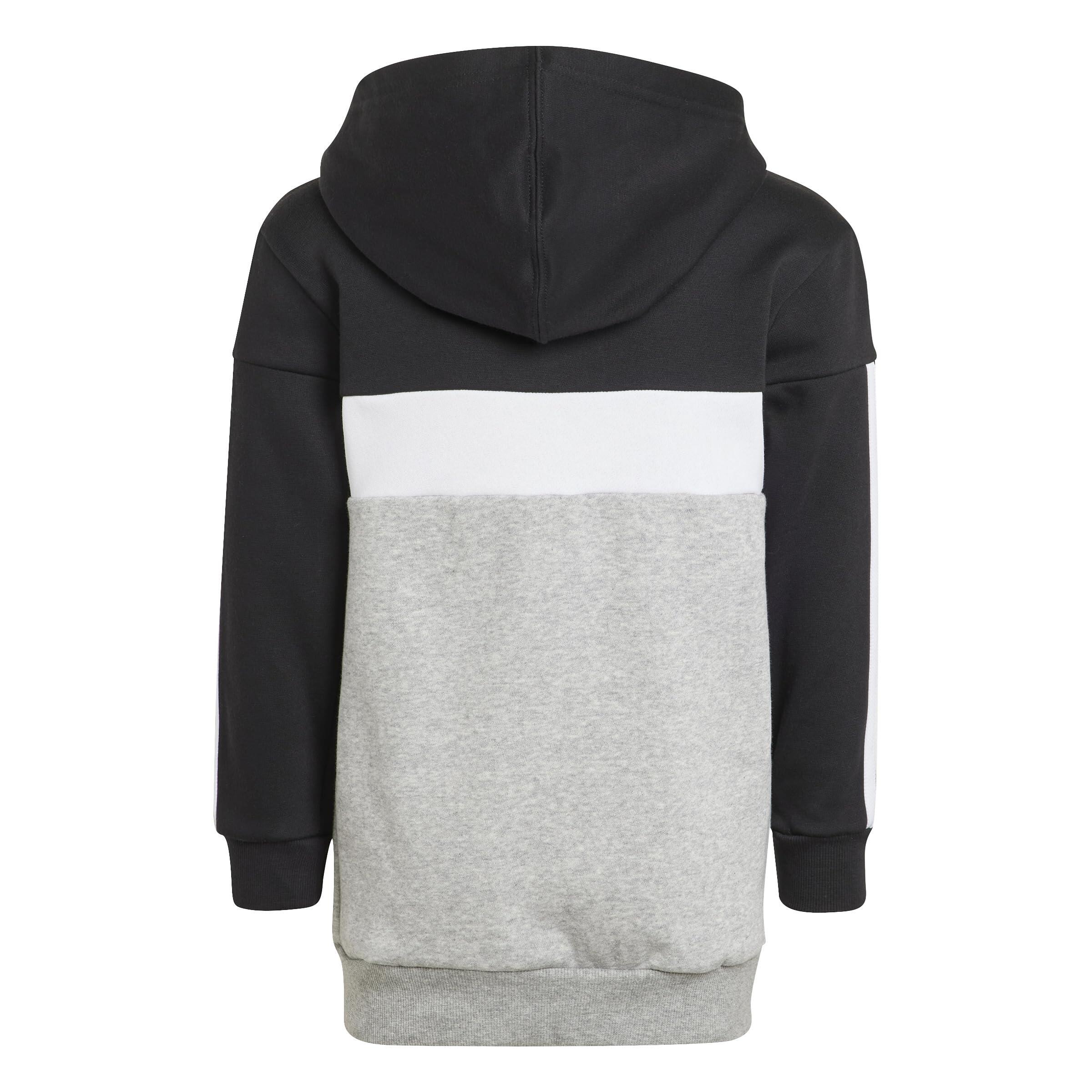 Tuta da Ginnastica Bambina Adidas Ij6327 in Nero e Grigio 6/7