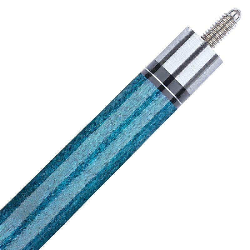 Tac biliard Longoni din doua piese artar Python albastru 147cm