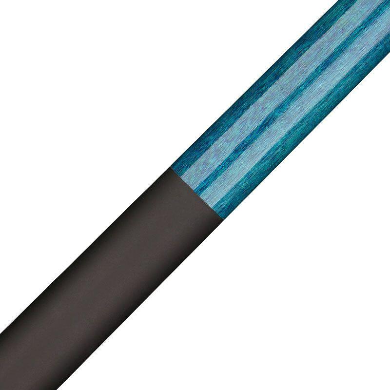 Tac biliard Longoni din doua piese artar Python albastru 147cm