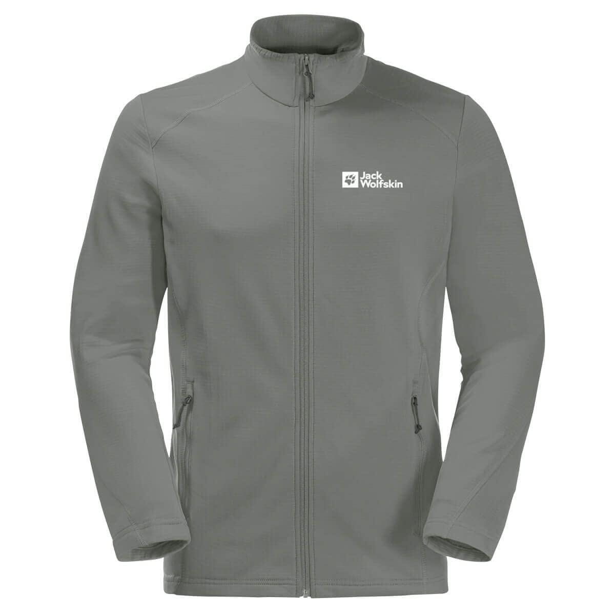 Giacca In Pile Jack Wolfskin Kolbenberg Verde Geco per Uomo Taglia M 3/3