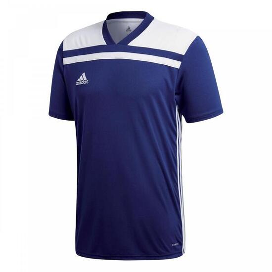 Maglietta da Calcio Adidas Regista 18 per Uomo - Blu Scuro/Bianco 5-6 Anni