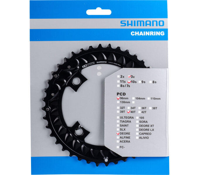 SHIMANO Shimano Deore corona 40T BCD 96 mm per FC‑M6000.
