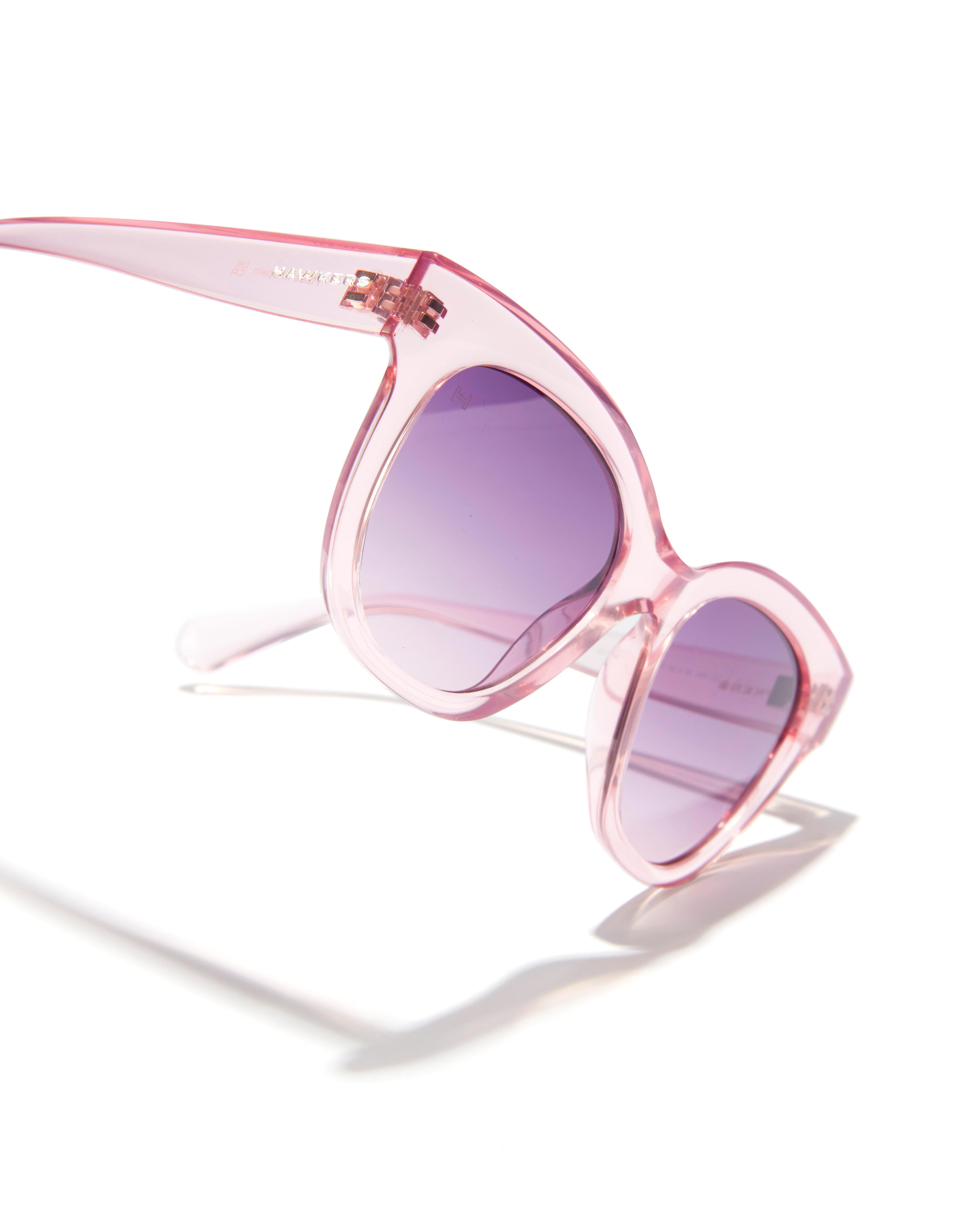 HAWKERS - Lunettes de Soleil pour Homme et Femme AUDREY RAW  -  BABY PINK PURPLE 3/6