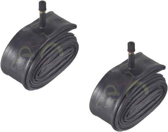 2 camere d'aria 700X35 /38/42C (28 x 1.75) per bici citybike valvola america EV