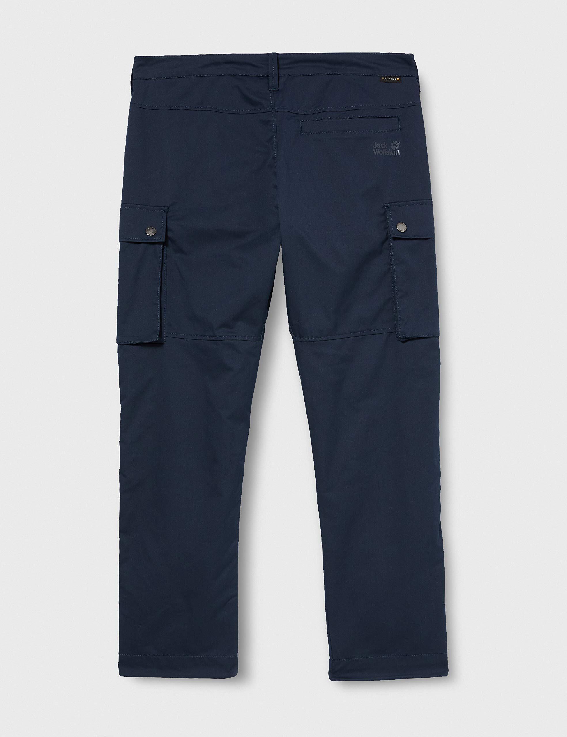 Pantaloni Cargo da Uomo Jack Wolfskin Arctic Road - Blu Notte, Taglia M 3/5