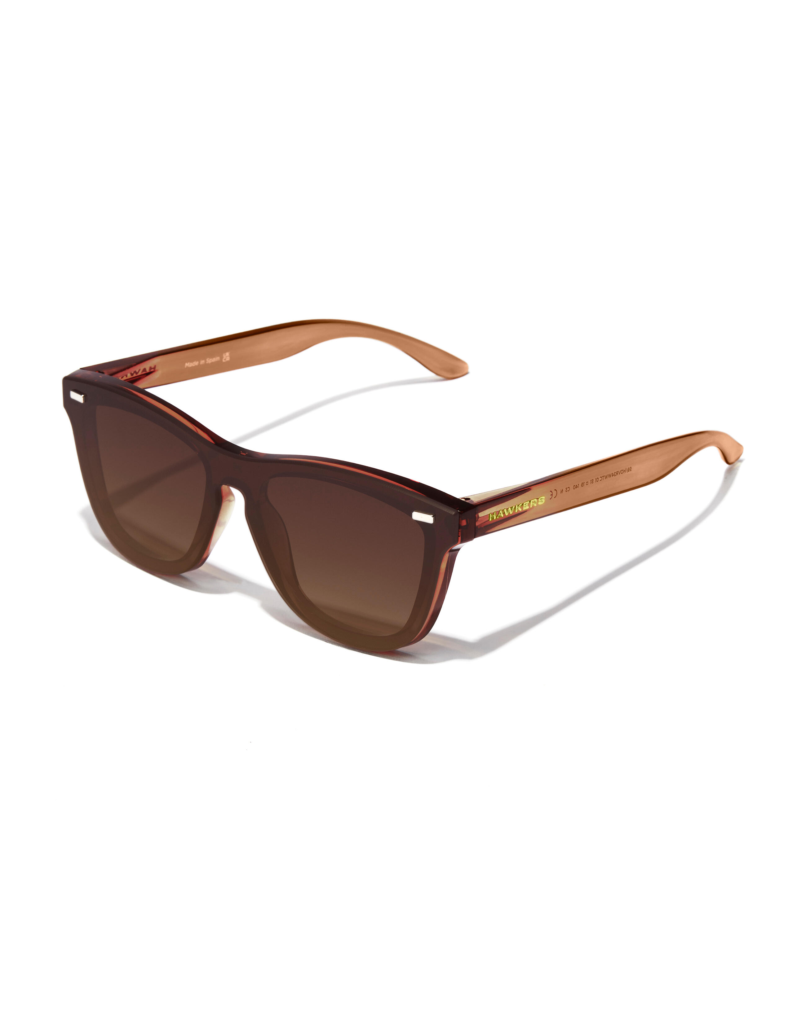 HAWKERS HAWKERS - Gafas de Sol para Hombre y Mujer ONE VENM RAW  -  BROWN PEANUT BUTTER
